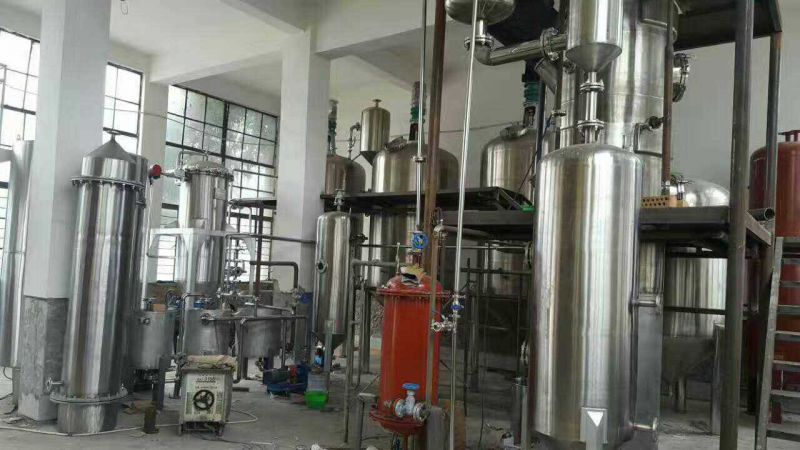 動(dòng)物油全不銹鋼物理精煉成套設備